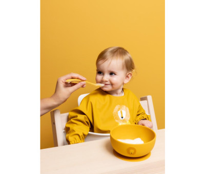 3 Cucharas de Silicona para Bebé Mr. Lion