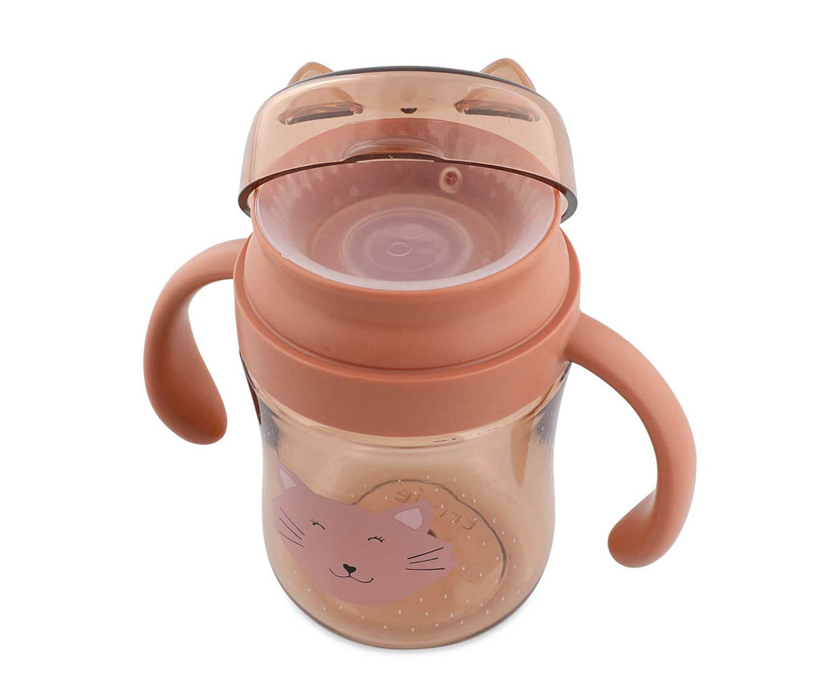 Taza Antiderrame 360º con Asas Mrs. Cat