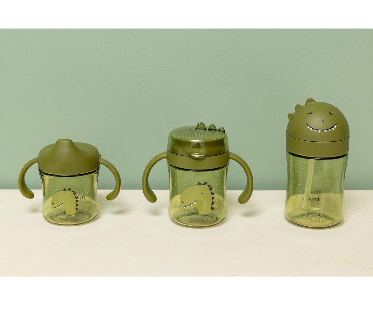 Taza con Boquilla y Asas Tritán Mr. Dino