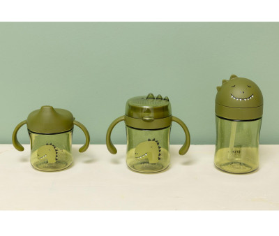 Taza con Boquilla y Asas Tritán Mr. Dino