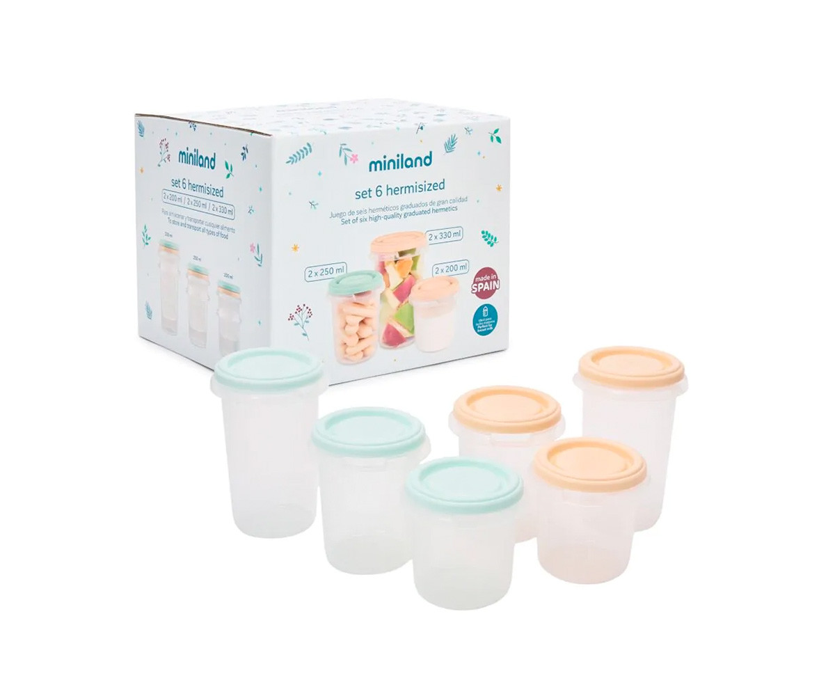 Set de 6 Recipientes Hermisized Dreamland