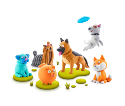 Plastilina Interactica Dog Story (15 botes)