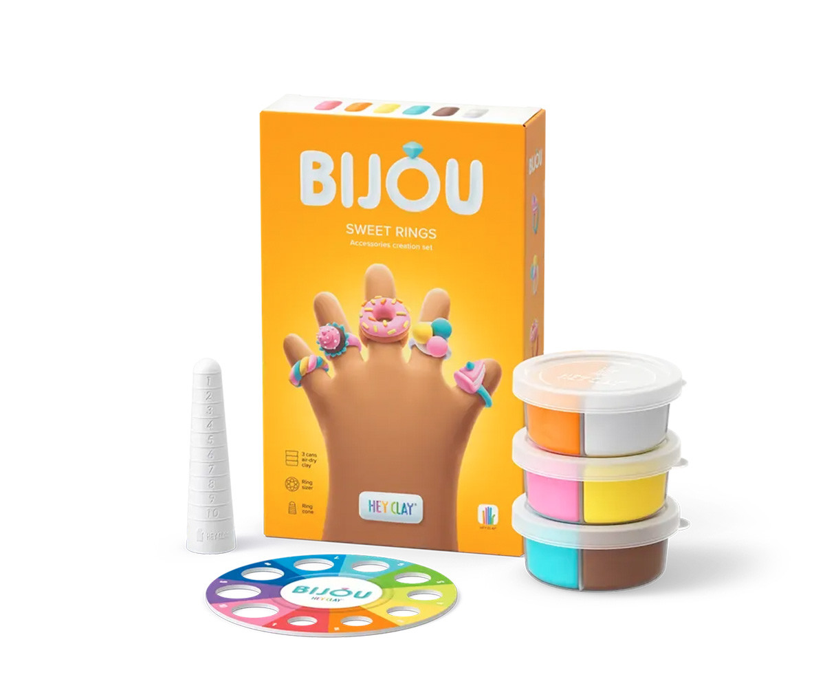 Plastilina Interactiva Anillos Dulces (3 botes)