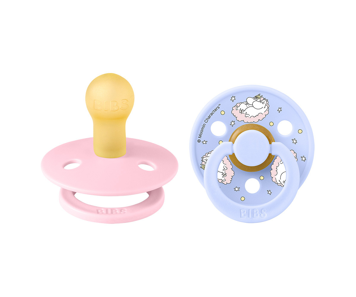 2 Succhietti BIBS x Moomin Colour Round Dreaming-Baby Pink