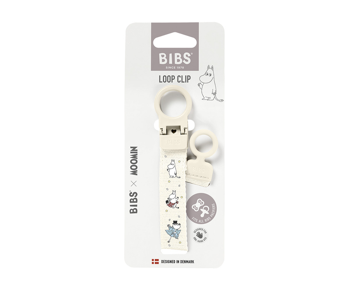 Portaciuccio BIBS x Moomin Loop Clip Ivory