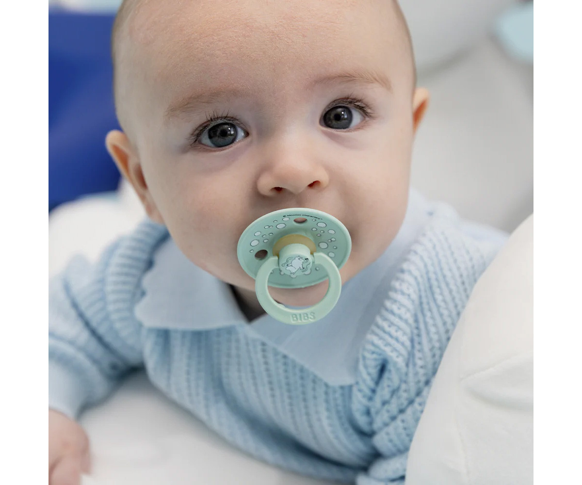 2 Succhietti BIBS x Moomin Colour Round Sailing-Nordic Mint Mix