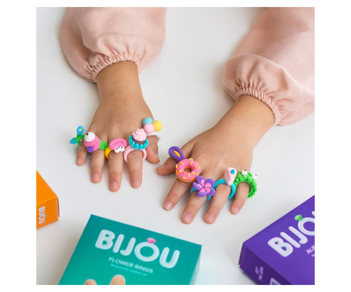 Interactive Playdough Flower Rings (3 cans)