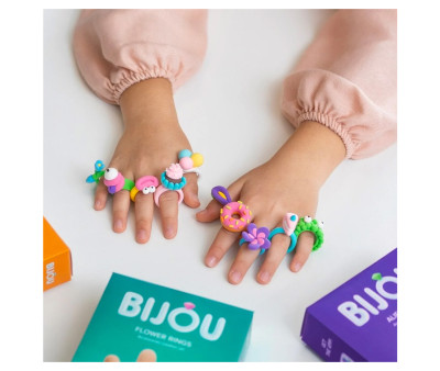 Interactive Playdough Flower Rings (3 cans)