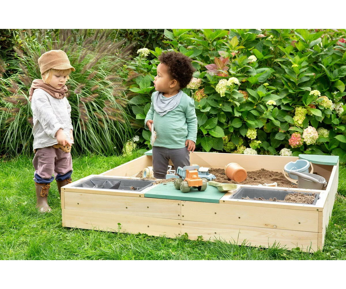 Sabbiera con Vaschette Beach Rebel Natural Sage Green