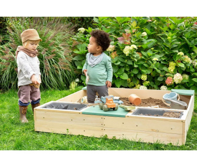 Sabbiera con Vaschette Beach Rebel Natural Sage Green