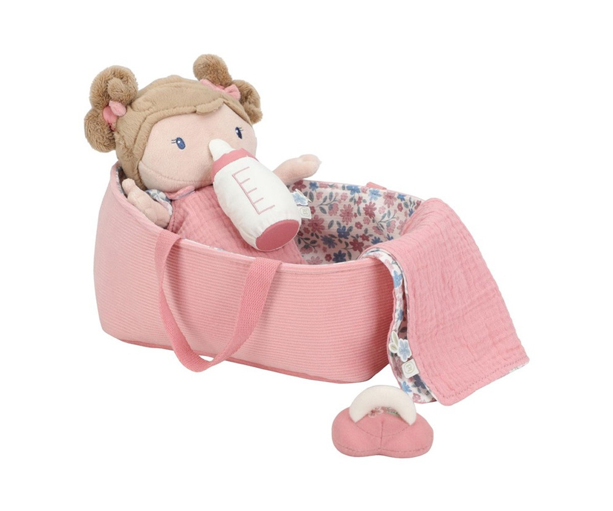 Bebé Rosa con Capazo Nuevo