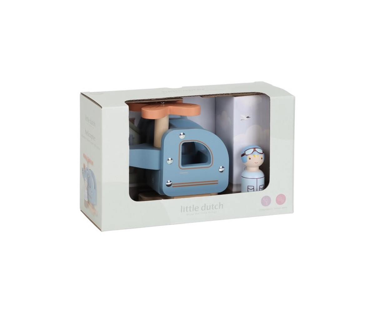 Helicóptero de Madera FSC