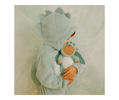 Bambola Dinkum Cozy Dragon Ash Green