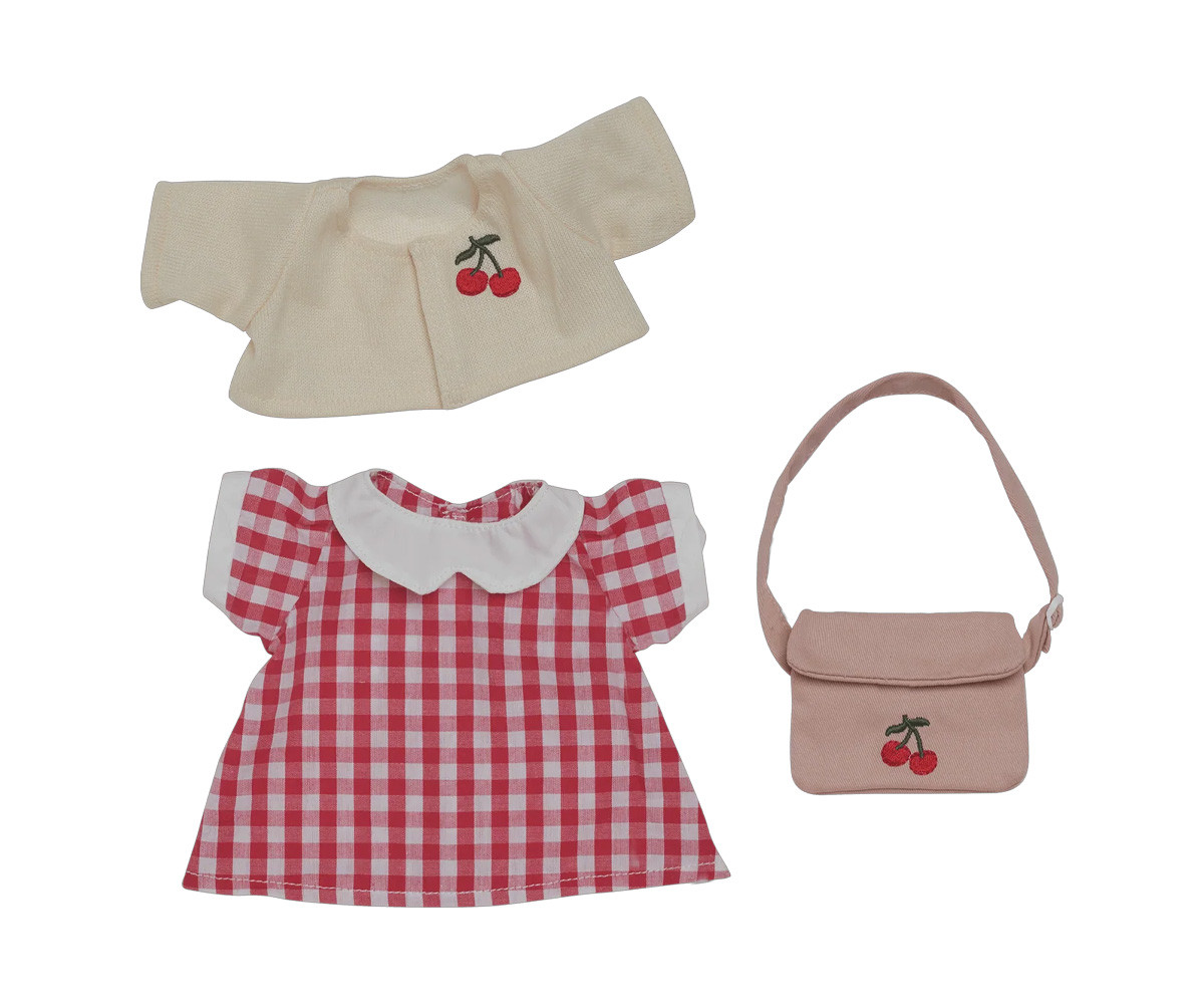 Set Dinkum Dolls Cherry Gingham