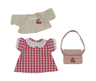 Set Dinkum Dolls Cherry Gingham