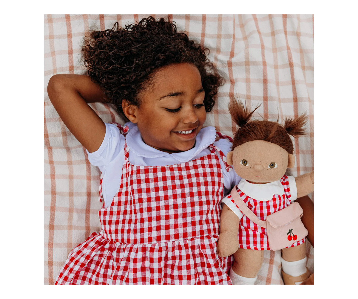 Set Dinkum Dolls Cherry Gingham