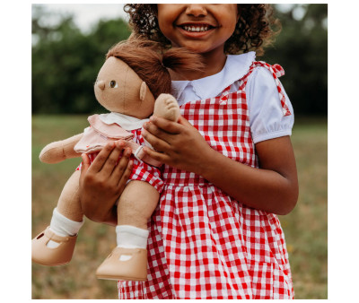 Set Dinkum Dolls Cherry Gingham