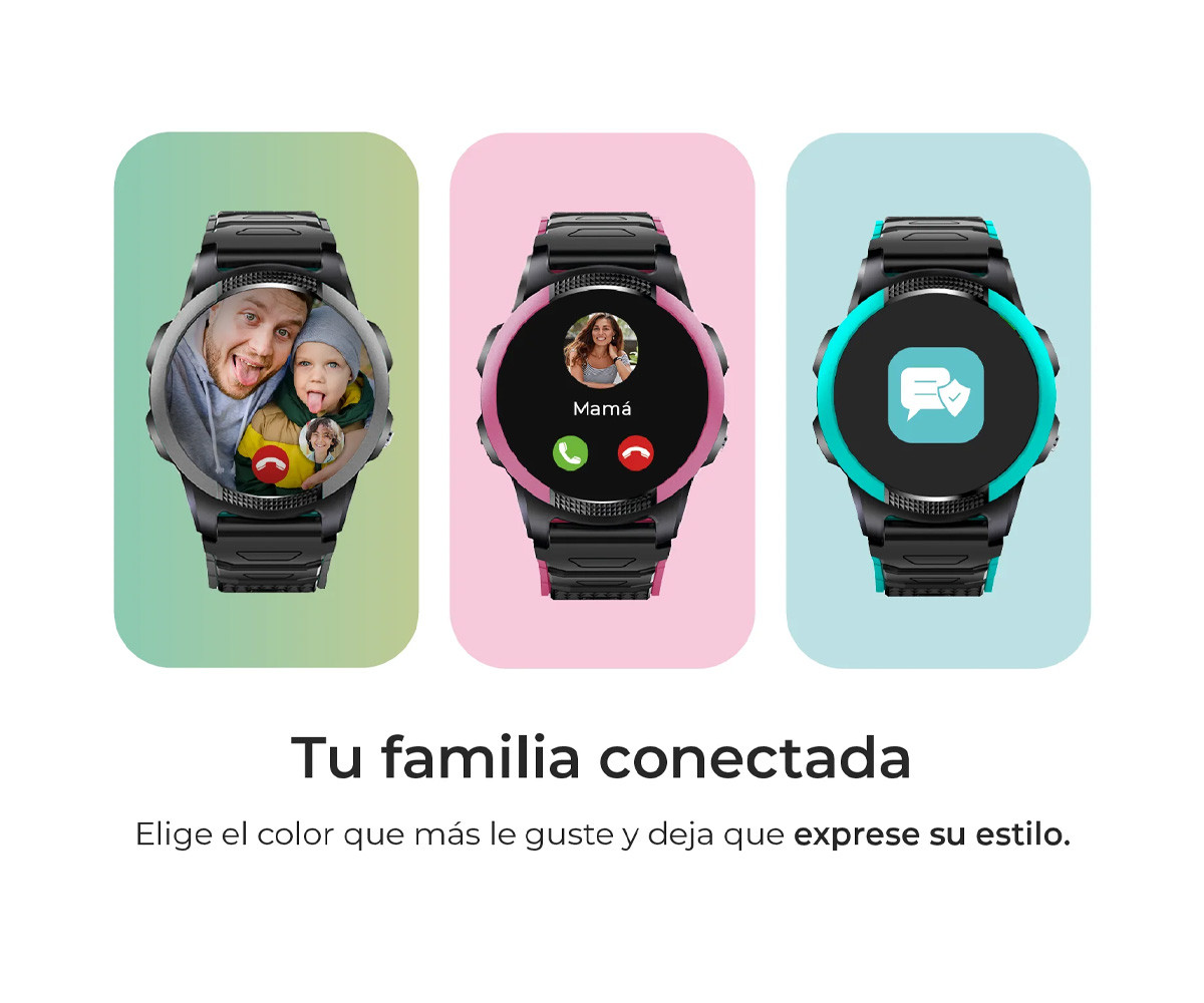 Reloj Inteligente SLIM con GPS y Llamada Rosa
