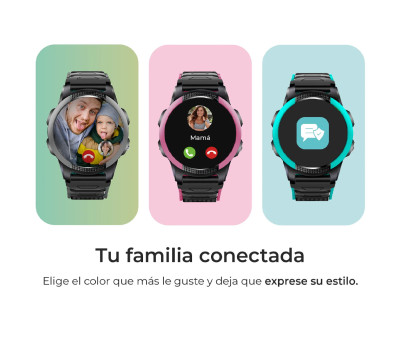 Reloj Inteligente SLIM con GPS y Llamada Rosa
