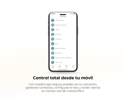 Reloj Inteligente SLIM con GPS y Llamada Negro