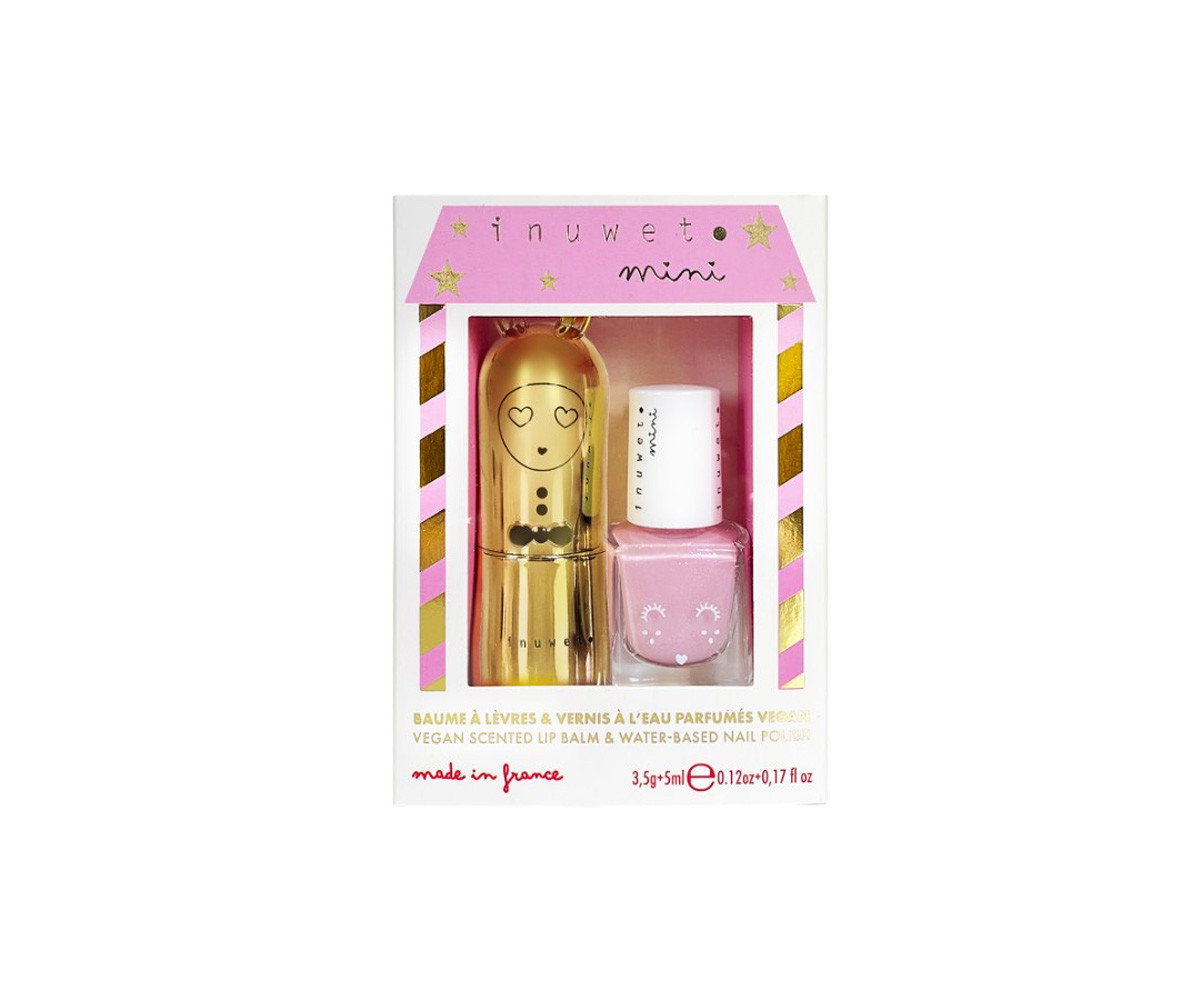 Dúo Bálsamo Labial Cheesecake y Esmalte de Uñas Sandía