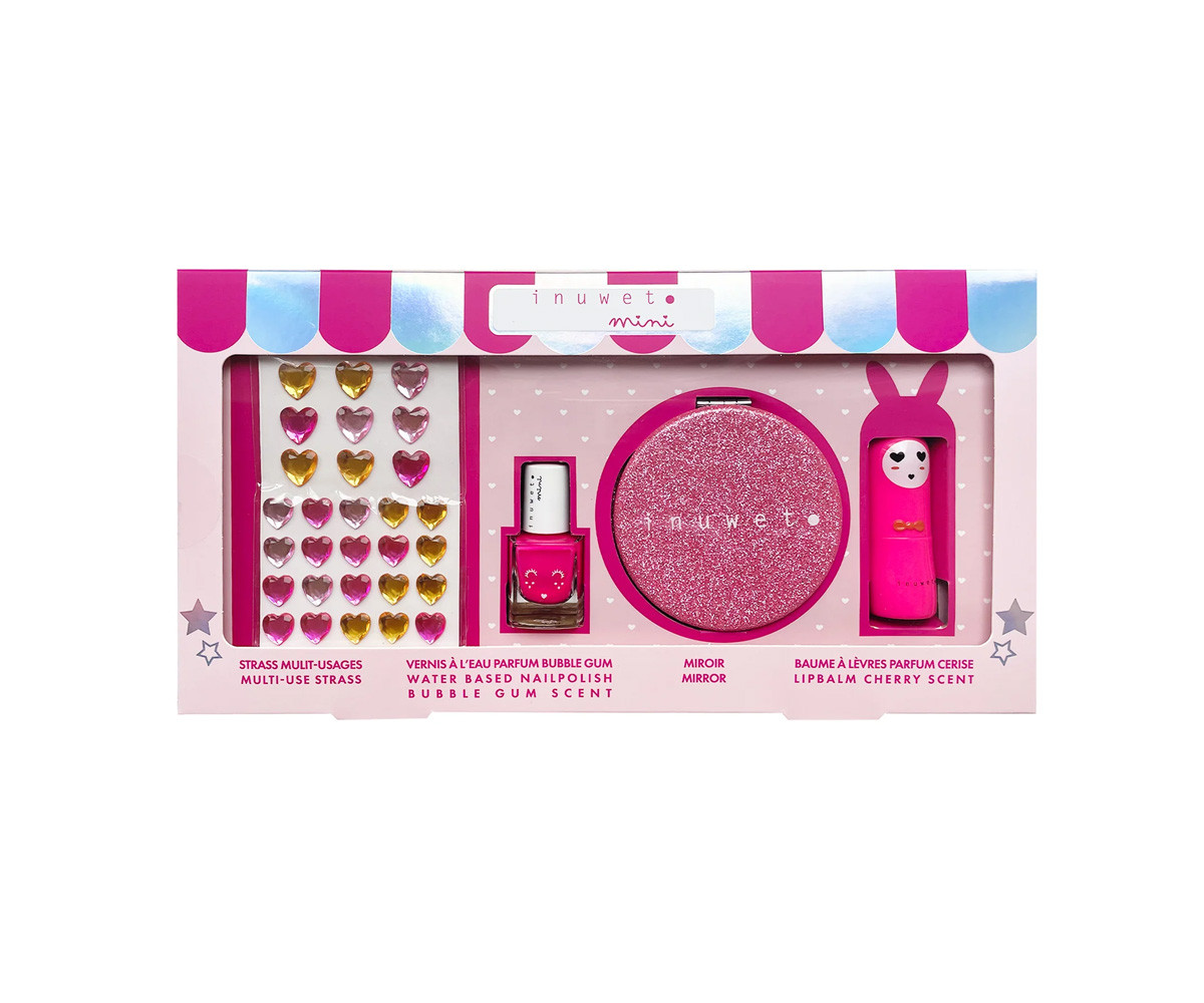 Cofre Glitter Rosa Cerza y Fresa