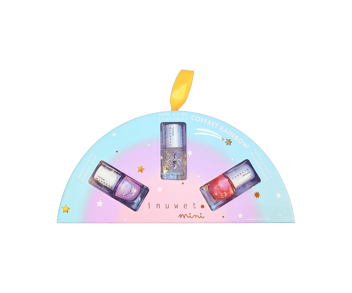 Cofre Rainbow Trio Esmaltes Perfumados