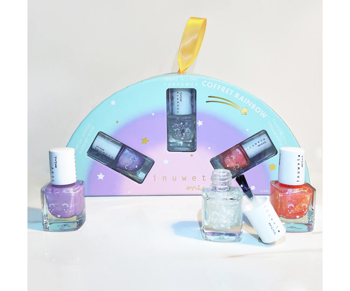 Cofre Rainbow Trio Esmaltes Perfumados