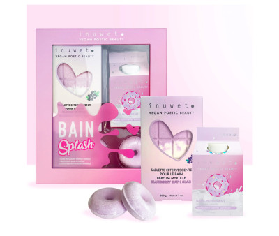 Cofre Splash Bain: Donuts de Vainilla y Arándano