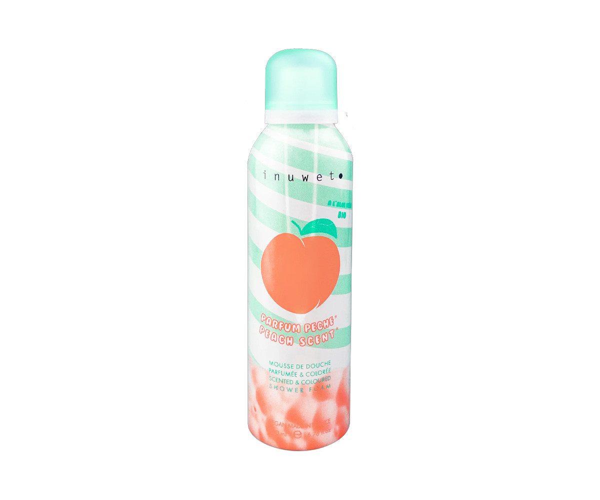 Cofre Bubble Peach: Mousse de Ducha y Accesorios Frutales
