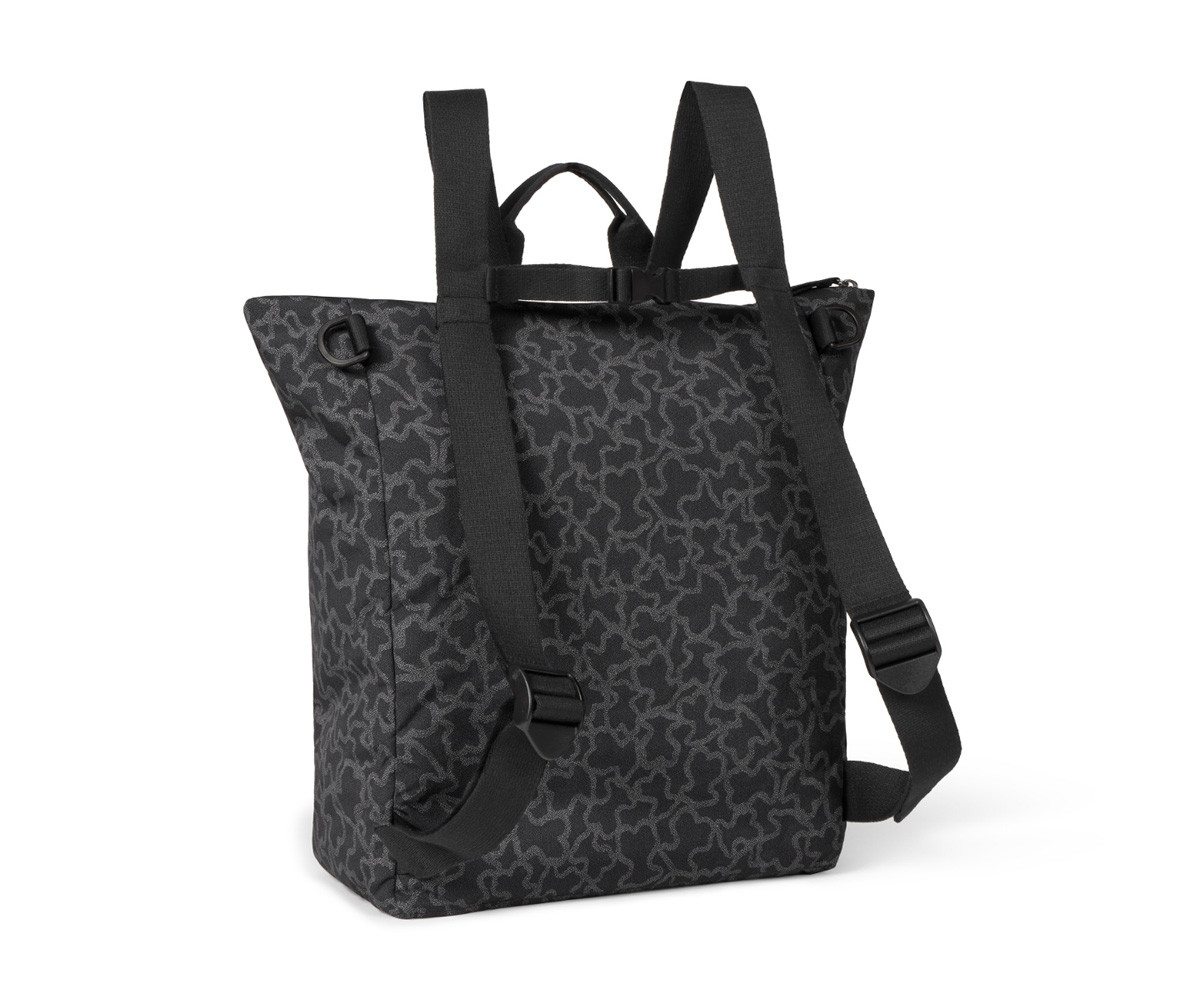 Mochila para Silla de Paseo TOUS Baby Kaos Negro con Cambiador