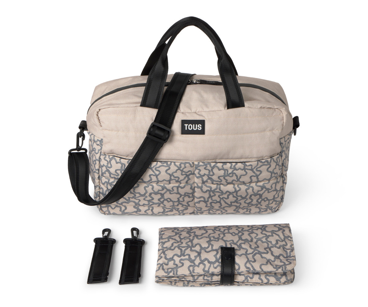 Bolso Carro Bebé Kaos Beige con Cambiador