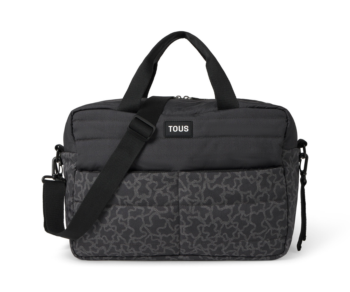 Bolso Carro Bebé Kaos Negro con Cambiador