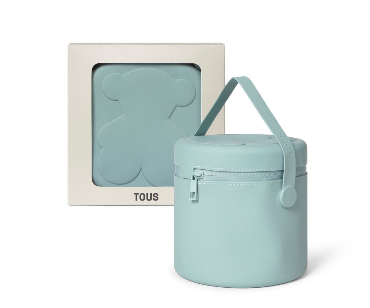 Bolsa Térmica de Silicona TOUS Verde Agua