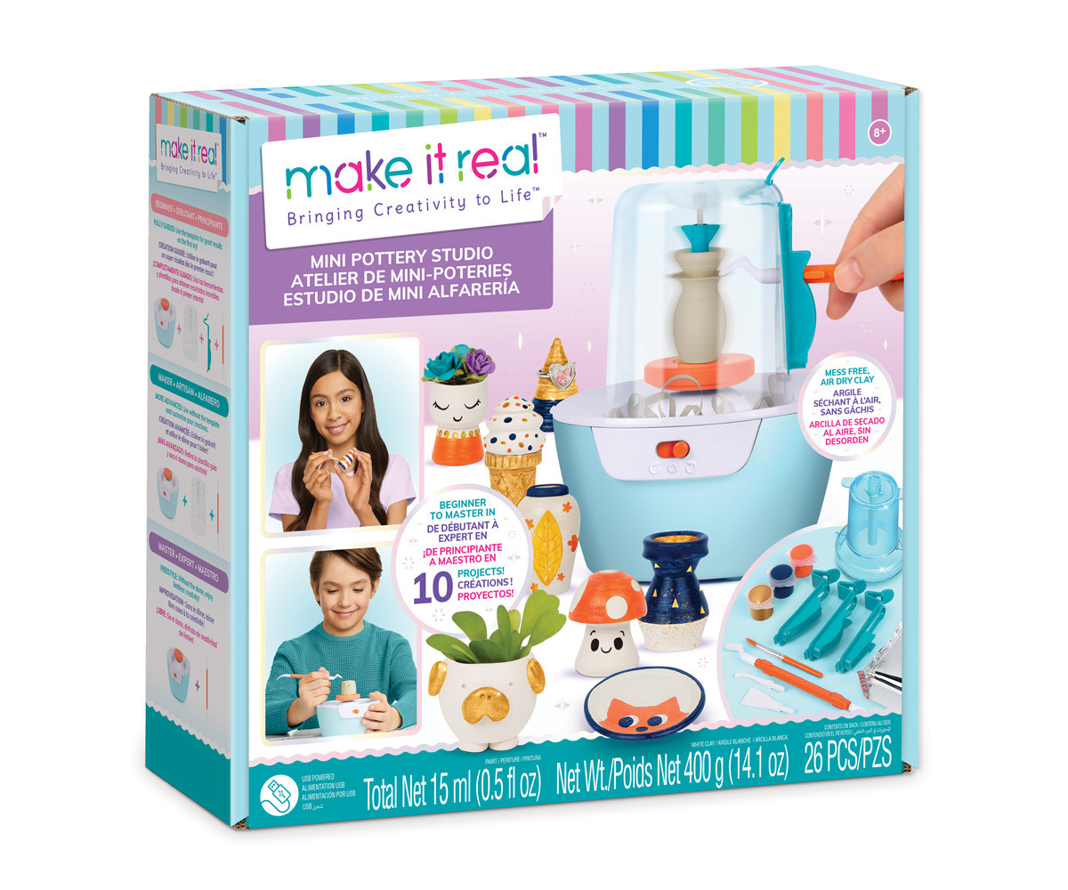 Kit de Cerámica con Torno Mini Pottery Studio