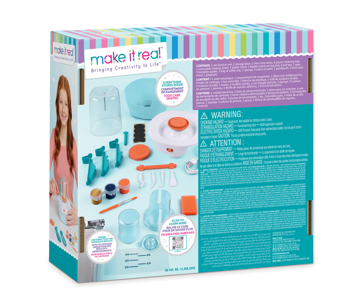 Kit de Cerámica con Torno Mini Pottery Studio