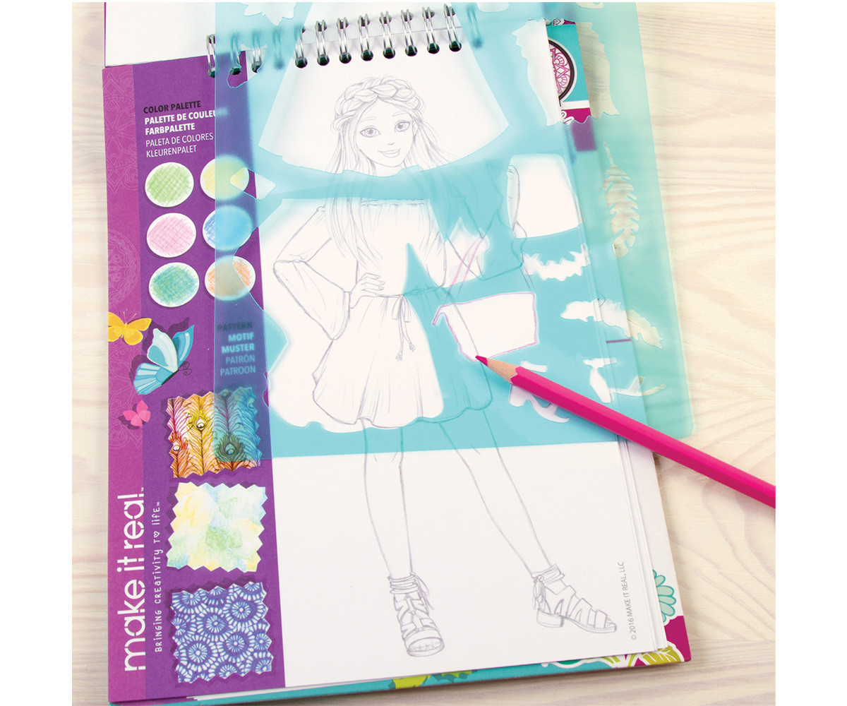 Cuaderno de Moda Floral Make It Real