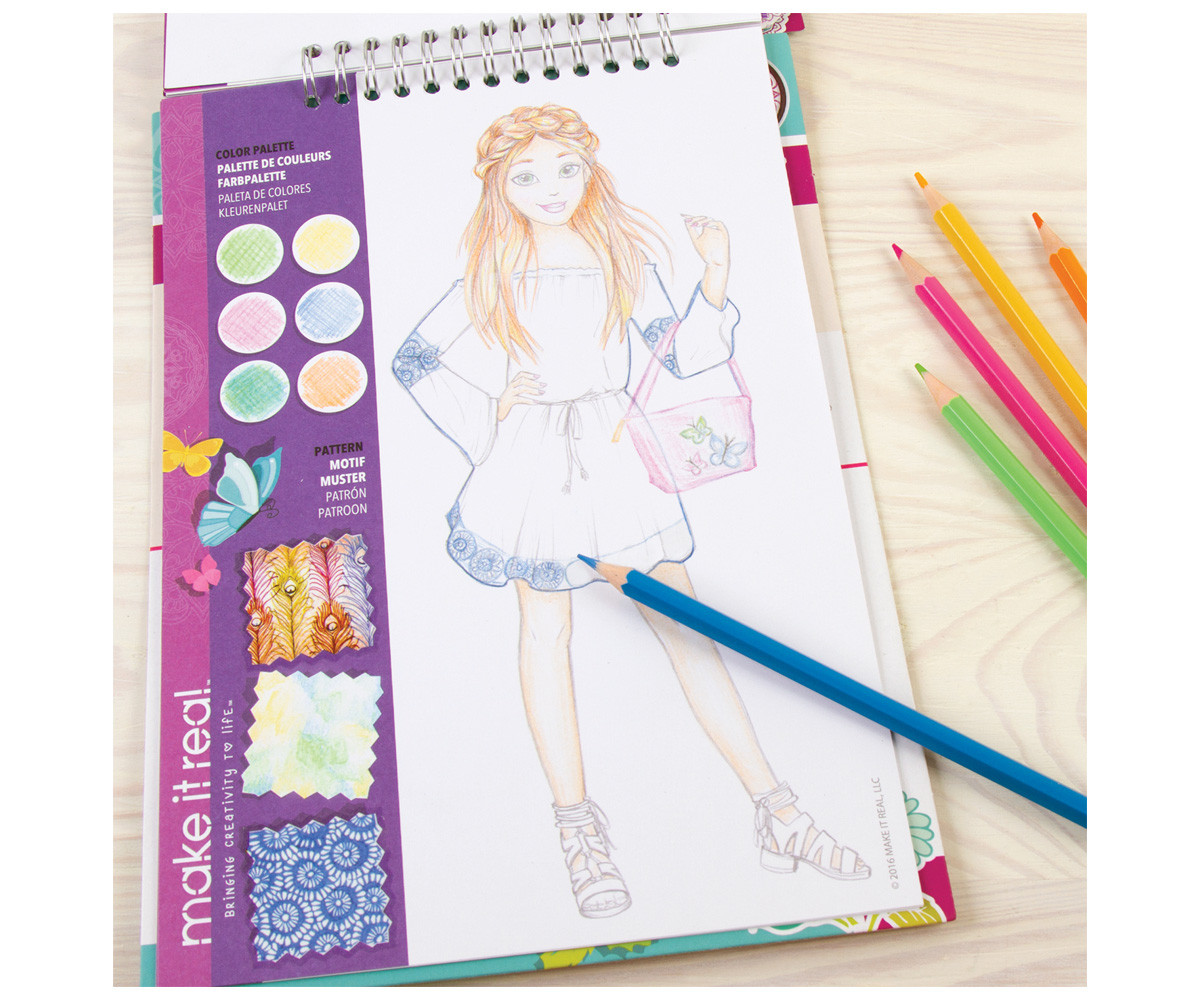 Cuaderno de Moda Floral Make It Real