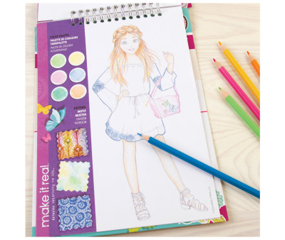 Cuaderno de Moda Floral Make It Real