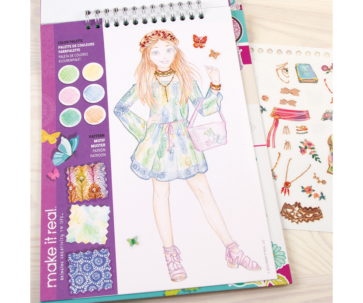 Cuaderno de Moda Floral Make It Real