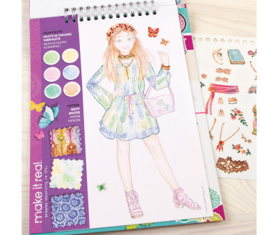 Cuaderno de Moda Floral Make It Real