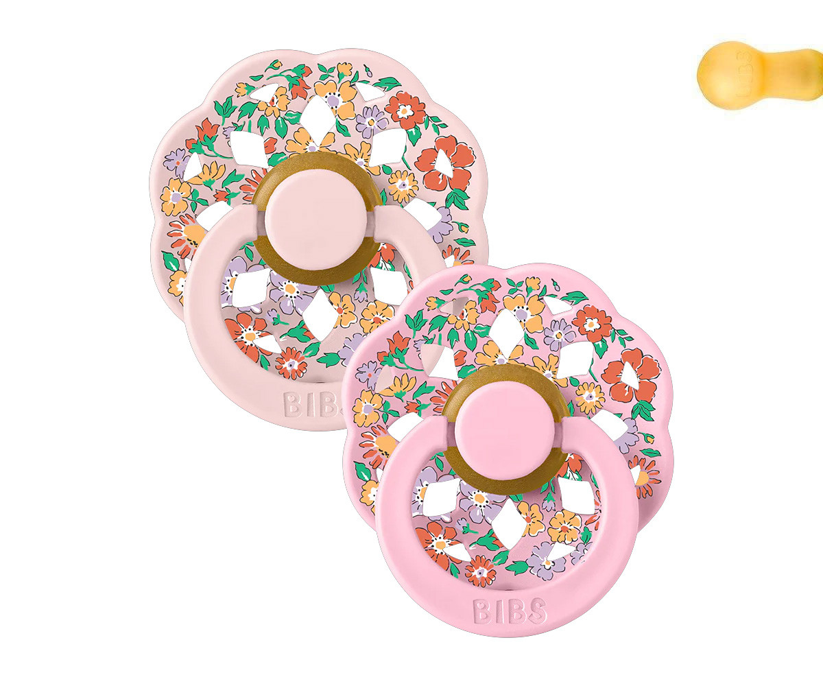 2 Chupetes BIBS Boheme x Liberty Oscar Meadow Blossom Mix