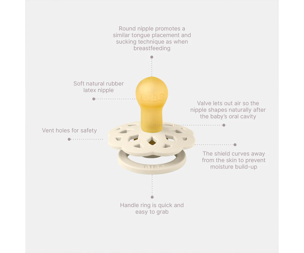 2 Chupetes BIBS Boheme x Liberty Oscar Meadow Blossom Mix