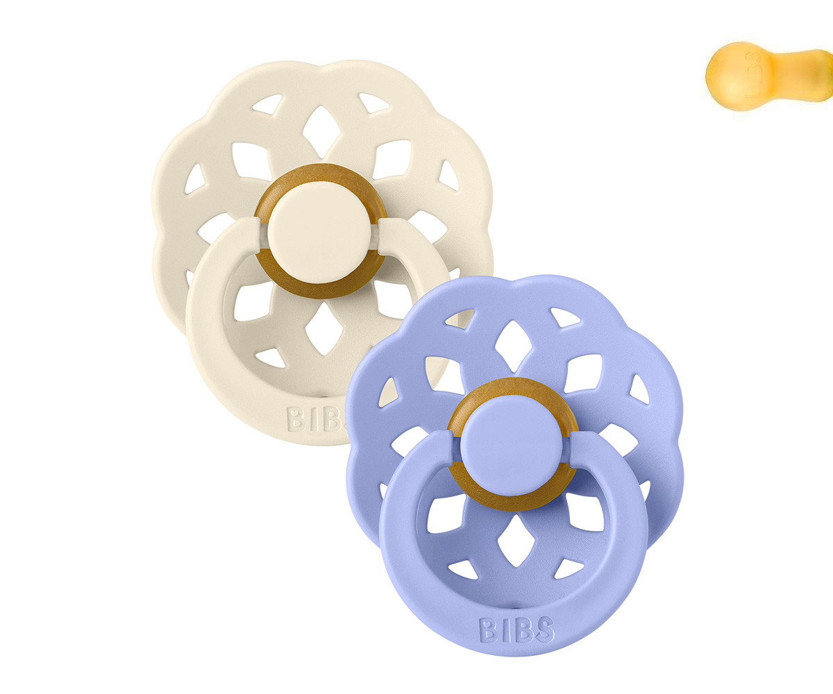 2 Chupetes BIBS Boheme Ivory/Hush