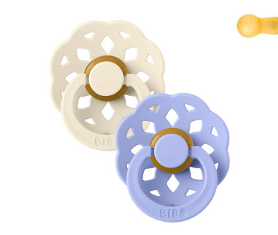 2 Chupetes BIBS Boheme Ivory/Hush