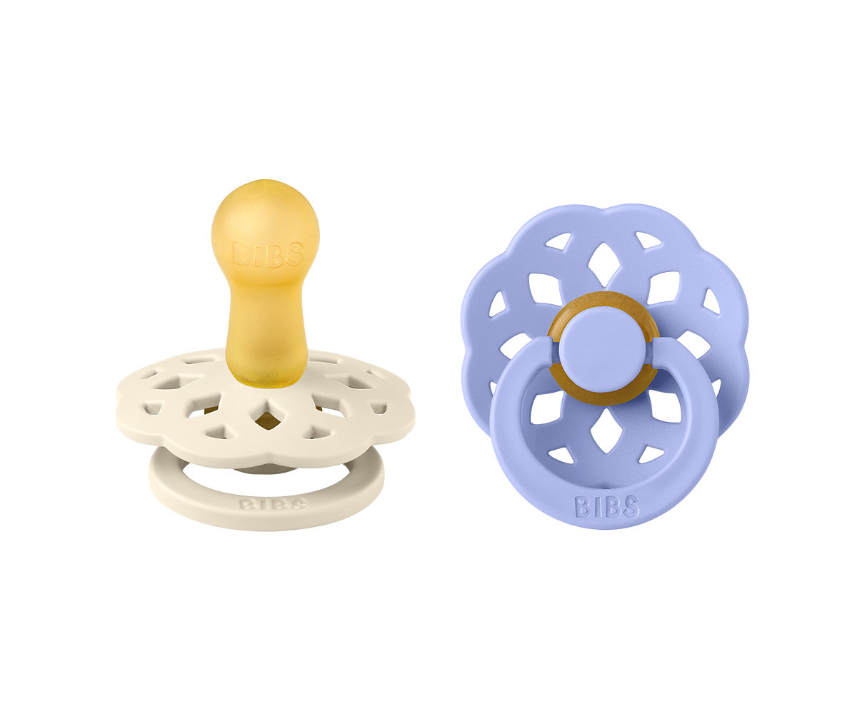 2 Chupetes BIBS Boheme Ivory/Hush