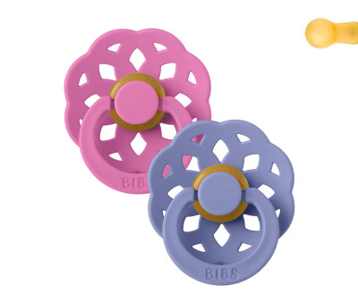 2 Chupetes BIBS Boheme Bubblegum/Peri