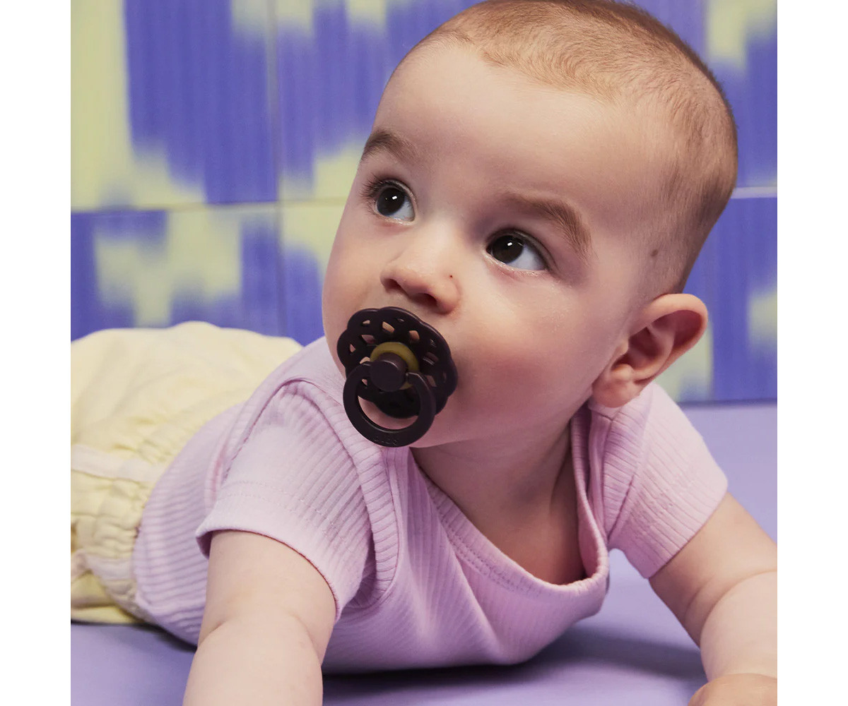 2 Chupetes BIBS Boheme Baby Pink/Plum