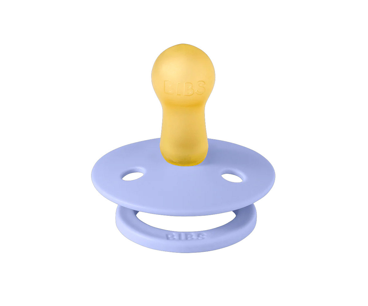 2 Chupetes BIBS Colour Round Hush/Grape