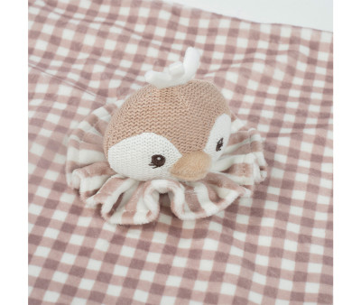 Doudou Pingüino Praliné Moka Personalizable